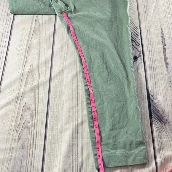 a new day Sage Green Side Zip Chinos Pants Spring Size 10 - Picture 7 of 11